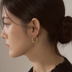 14k post 베스터 원터치 링귀걸이 W