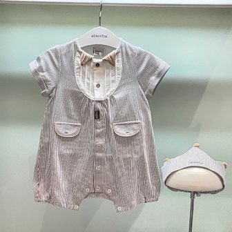 압소바 !![S/S 출산 백일 2종 선물]!! 프린스 우주복 *AX322102(O/White)