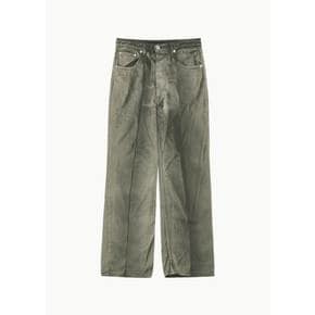 에드워드커밍 26SS Moss Fog Jean, Washed Dark Green
