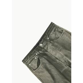 에드워드커밍 26SS Moss Fog Jean, Washed Dark Green