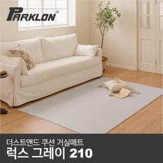 더스트앤드 쿠션 거실매트 럭스그레이 210 (210x140x0.55cm)