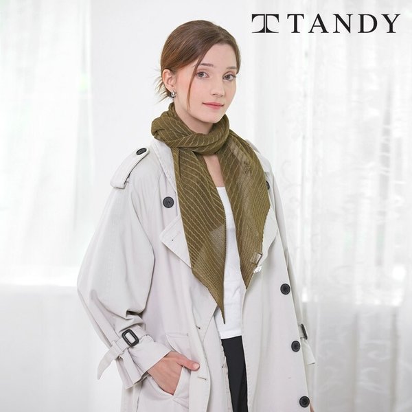 크롭 롱 주름스카프 MSTD8022