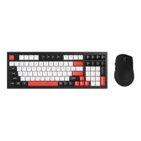 지클릭커 오피스프로 WMK50 사일런스 M 108 무선 키보드 마우스 세트 (Poker)