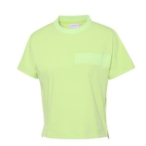 와이드앵글[WWM23202GH]여성 PF 면터치 루즈핏 크랍 티셔츠