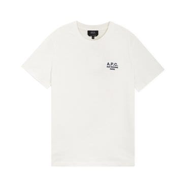 아페쎄 공용 로고 화이트 반팔티 COHBU M26388 TAE