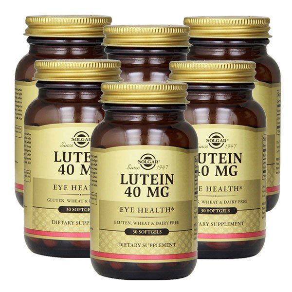 6개 Solgar솔가 루테인 40mg 30 소프트젤