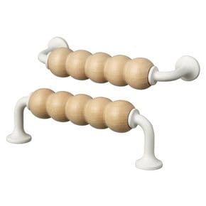 라프메스 손잡이 2P 자작나무 112x20x38mm나사지름 5mm