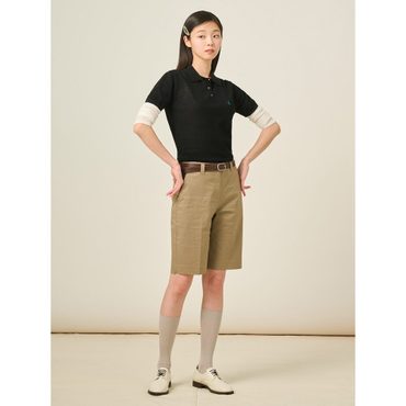 빈폴레이디스 슬림 버뮤다 치노 팬츠  카키 (BF5425C06H)