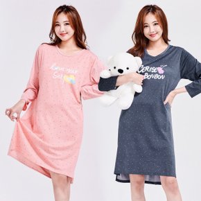 봄 가을 겨울 남녀 커플잠옷세트/긴팔 상하잠옷/파자마/바지/원피스/밍크/수면/기모/실내복