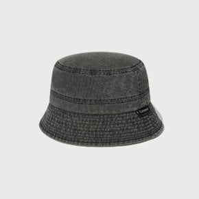 모자 CQK CO2506CA17-CH 베이직 워시드 코튼 버킷햇 Charcoal
