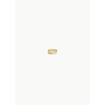 샵아모멘토 시하라 25PF Plate Ring 5.0, 18k Yellow Gold