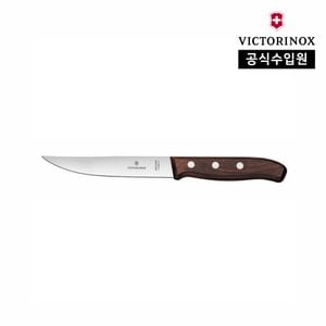 빅토리녹스 [공식] 로즈 우드 스테이크 나이프 - 14cm 브라운 6.7900.14