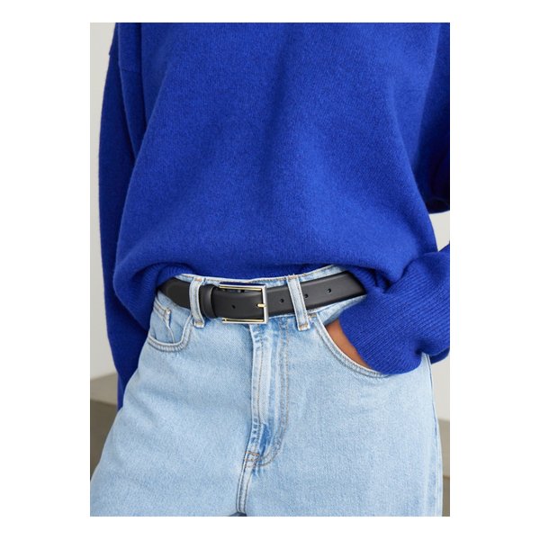 앤더슨스 가죽 벨트 블랙 1647597356175232