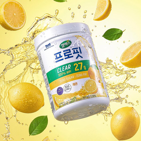 [본사직영] 프로핏 클리어 파우더 레몬 360g  x 1통(8일분) / 100% WPI