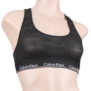 Calvin Klein [캘빈클라인 언더웨어] 여성 브라렛 CK 여자 속옷 QF1879 블랙