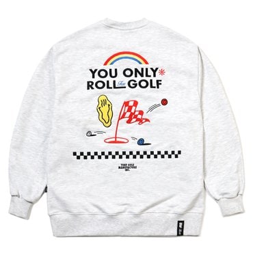 욜프 22 A/W YORF ANNIVERSARY SWEAT CREWNECK 1% MELANG 애니버서리 맨투맨 1%메란지