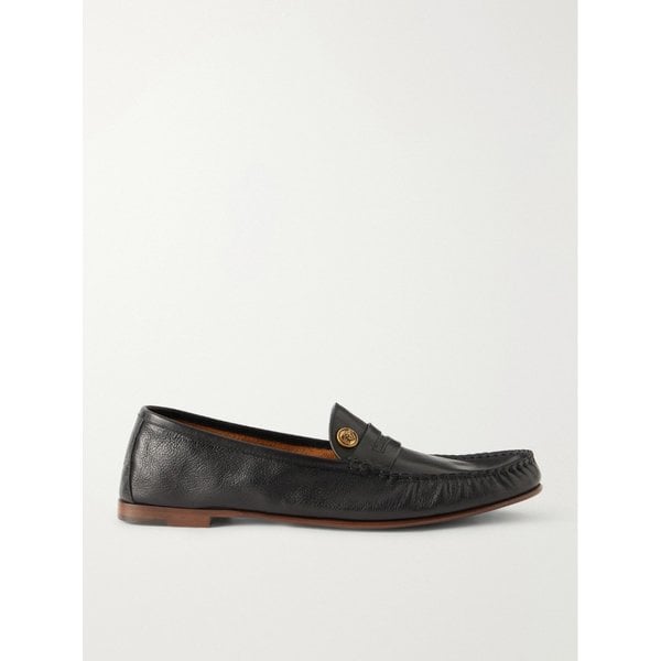 로고 장식 가죽 페니 로퍼 46376663163057560