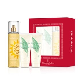 [공식수입] 아덴 썬플라워 바디미스트 236ml+그린티 바디크림 100ml 2개 3종 세트