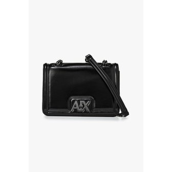 ARMANI EXCHANGE 여성 로고 클로저 스몰 크로스바디백A424170013블랙