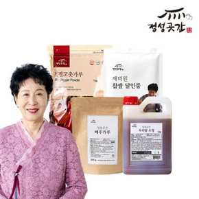 최명희 명인 종가 전통 수제 고추장 만들기 국내산 세트