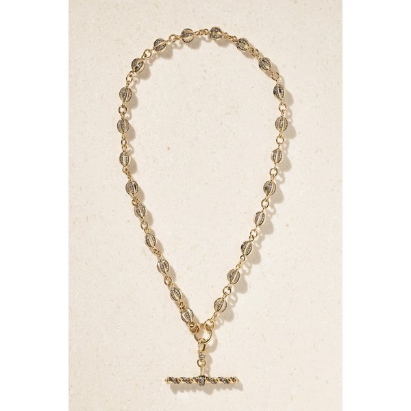 루시 델리우스 볼 브레이커 14캐럿 골드 다이아몬드 목걸이 46376663163002607