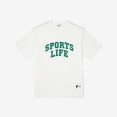 (온라인 단독)Sportslife 아치로고 반팔티셔츠 (FE2RSF5105X_OWH)