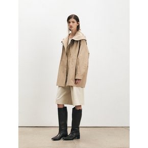 TFS HOODED OVER-FIT STRING JUMPER_2COLORS