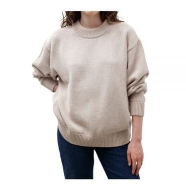 스튜디오니콜슨 스튜디오 니콜슨 SENJO KNIT PULLOVER OATMEAL (1160) (센조 니트 풀오버)