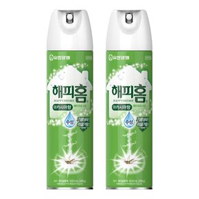 해피홈 에어로솔 수성 아카시아향 500ml X 2개