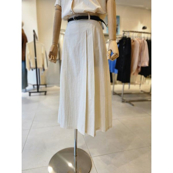 [여주점] (JJ 지고트) 여성 플리츠 A라인 스커트 GR5M0SK901