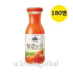 가야농장 제주 당근 아침대용 주스 180ml 180개