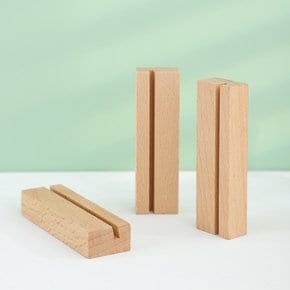 원목 우드 명함꽂이 카드 엽서 메모 가격표 사진 명함 거치대 스토니처 꽂이 홀더