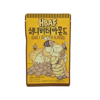 HBAF 허니버터아몬드 120g