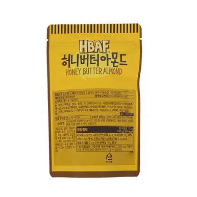 허니버터아몬드 120g