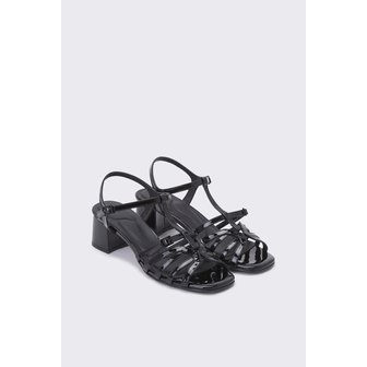 슈콤마보니 Polygon t-strap sandal(black)  DG2AM24004BLK