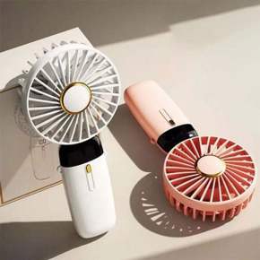 led 무선 미니 손선풍기 3컬러 충전식 선풍기 목걸이 받침대포함