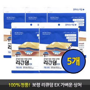 리큐덤 EX 잘라쓰는 타입 가벼운 상처에 3매입 5개 진물 흡수 폼 자외선차단 센텔라정량추출물