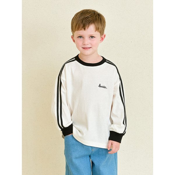 부스터드림배색테잎티셔츠