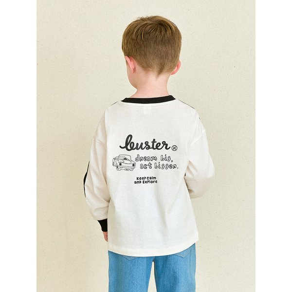 부스터드림배색테잎티셔츠