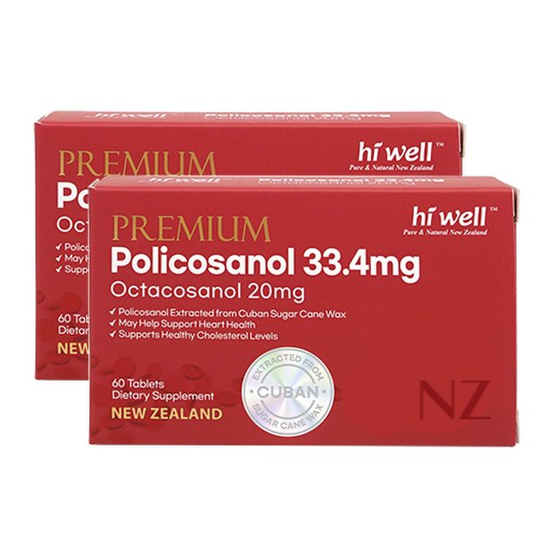 하이웰 폴리코사놀 33.4mg 60정 2개