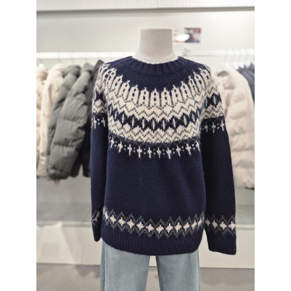 [여주점] 여성 노르딕 패턴 니트(EPF4ER2800)