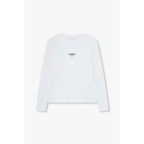 [지컷25S/S]레터링 크루넥 롱 슬리브 티셔츠(7255140102)