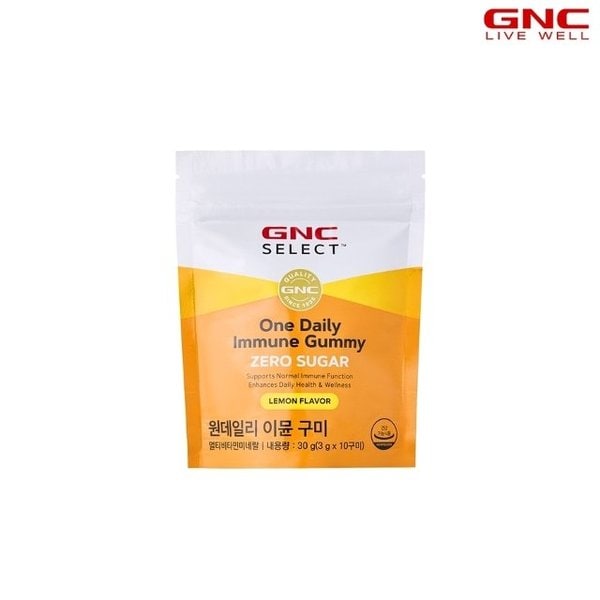 [GNC] 원데일리 이뮨 구미 제로슈가 멀티비타민 (총 10구미) 5일분_1001909
