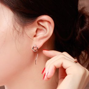 14K GOLD [러프dia귀걸이] P1540