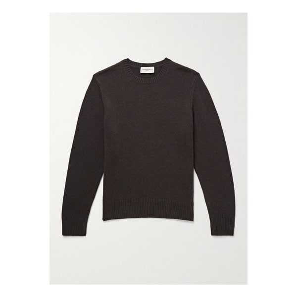 오피시네 제네랄레 울 캐시미어 혼방 스웨터 브라운 46376663162908594