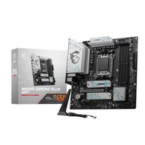 MSI B650M 게이밍 플러스 와이파이 AMD 라이젠 70008000 시리즈 프로세서 지원 소켓 AM5 DDR