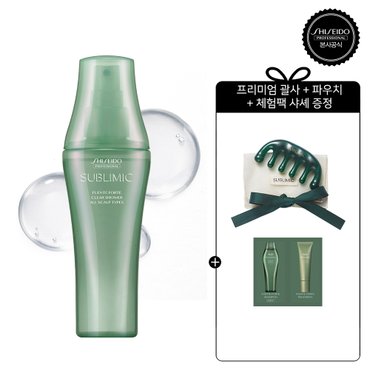 서브리믹 [모든 두피용]휀테 포르테 클리어 샤워  120ml (체험팩 샤셰 + 프리미엄괄사+파우치)