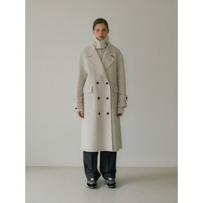 OVERSIZED DOUBLE HANDMADE COAT (2COLORS)