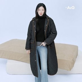 [론칭가 99900원] 더엣지 퀼팅 롱 패딩 코트