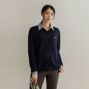 카밀 라운드넥 버튼 가디건_P440297685